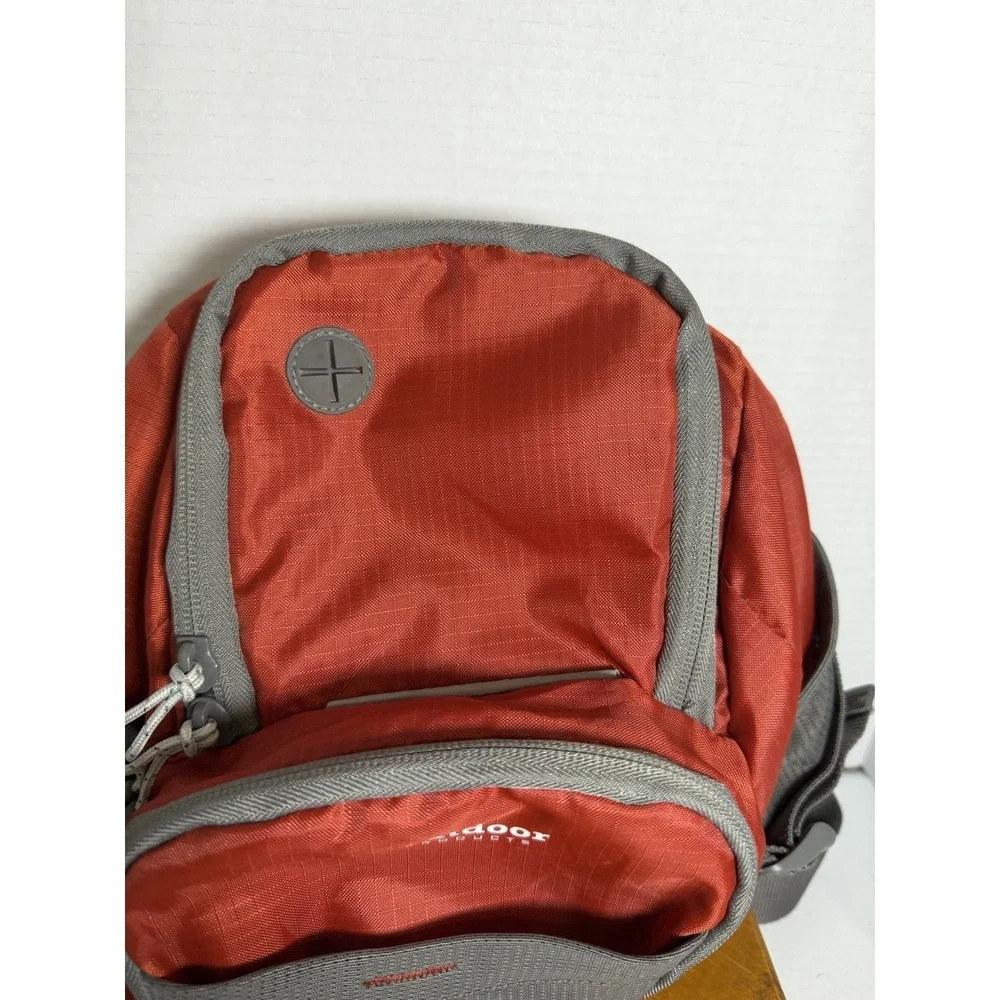 Outdoor Products Red & Gray‎ Compact Backpack Sling Daypack Adjustable Strap